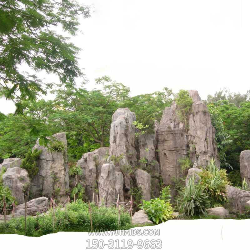 公园塑石假山景观石雕塑