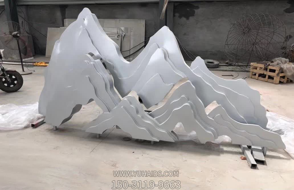 喷漆假山不锈钢抽象雕塑