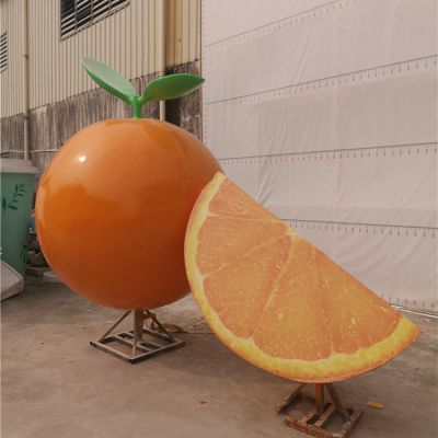 户外园林仿真水果景观橙子雕塑