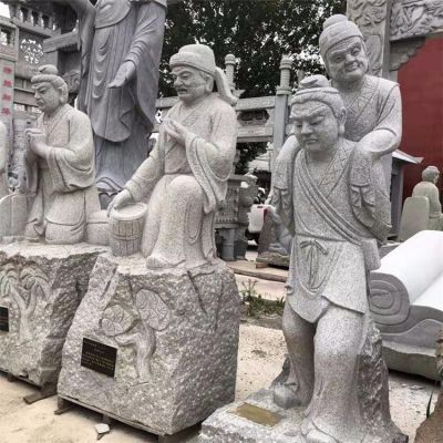 大理石石雕公园二十四孝人物景观雕塑