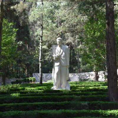 公园名人作曲家汉白玉石雕聂耳雕塑
