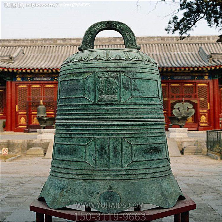 青铜钟古器，仿铜、仿古工艺雕塑