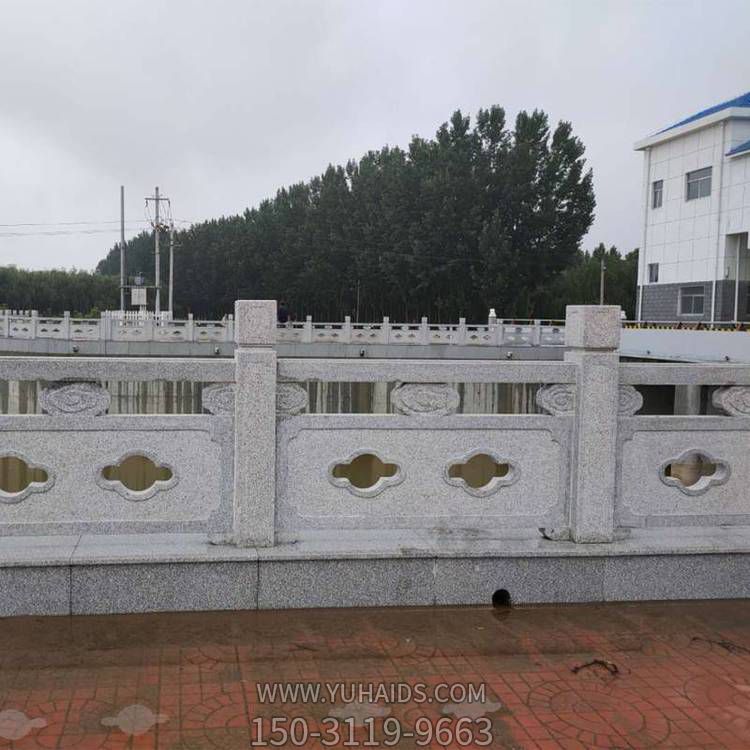 大理石石雕户外园林河道栏杆栏板雕塑