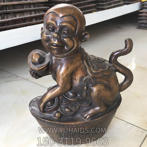 广场黄铜铸造各种动物造型雕塑摆件