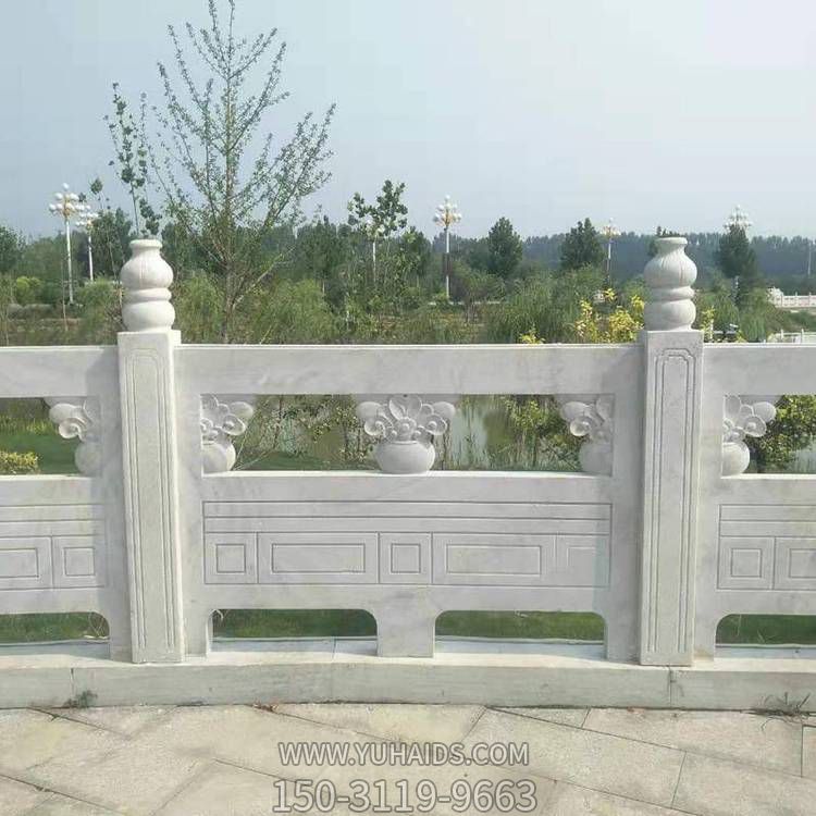 大理石石雕户外景观栏杆栏板雕塑