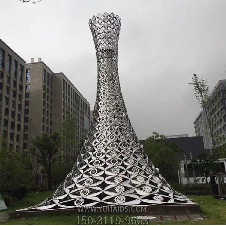 户外广场大型不锈钢景观雕塑