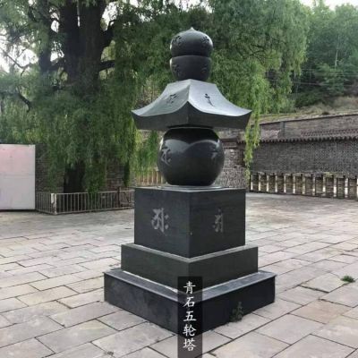 仿古石雕石塔户外石佛塔雕塑