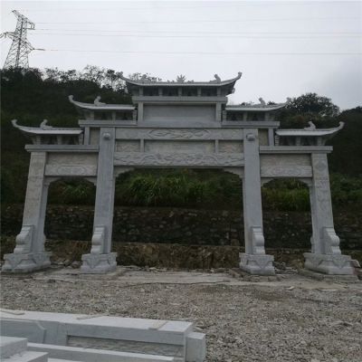 广场园林乡村古建大型石雕石牌坊