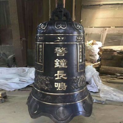 宗教寺庙大型祈福铜钟雕塑