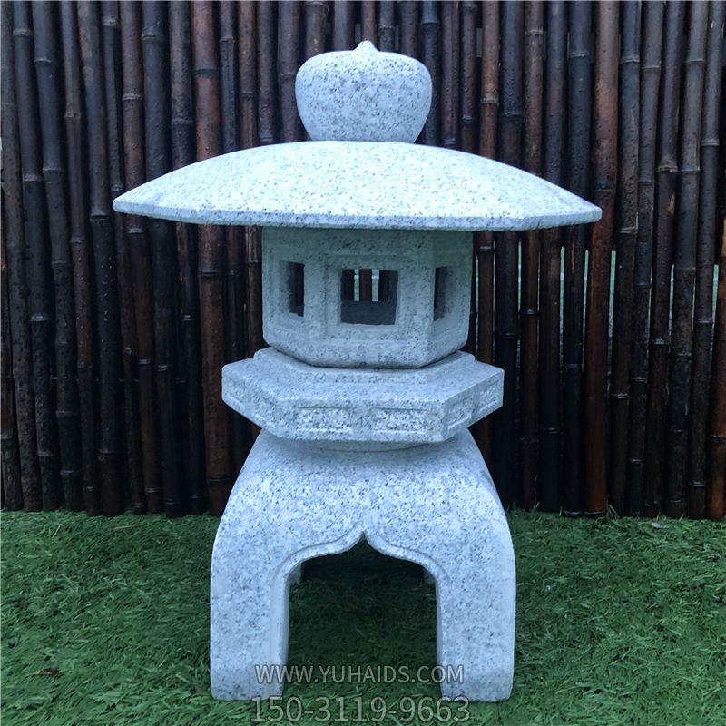 庭院花园大理石石雕日式石灯雕塑