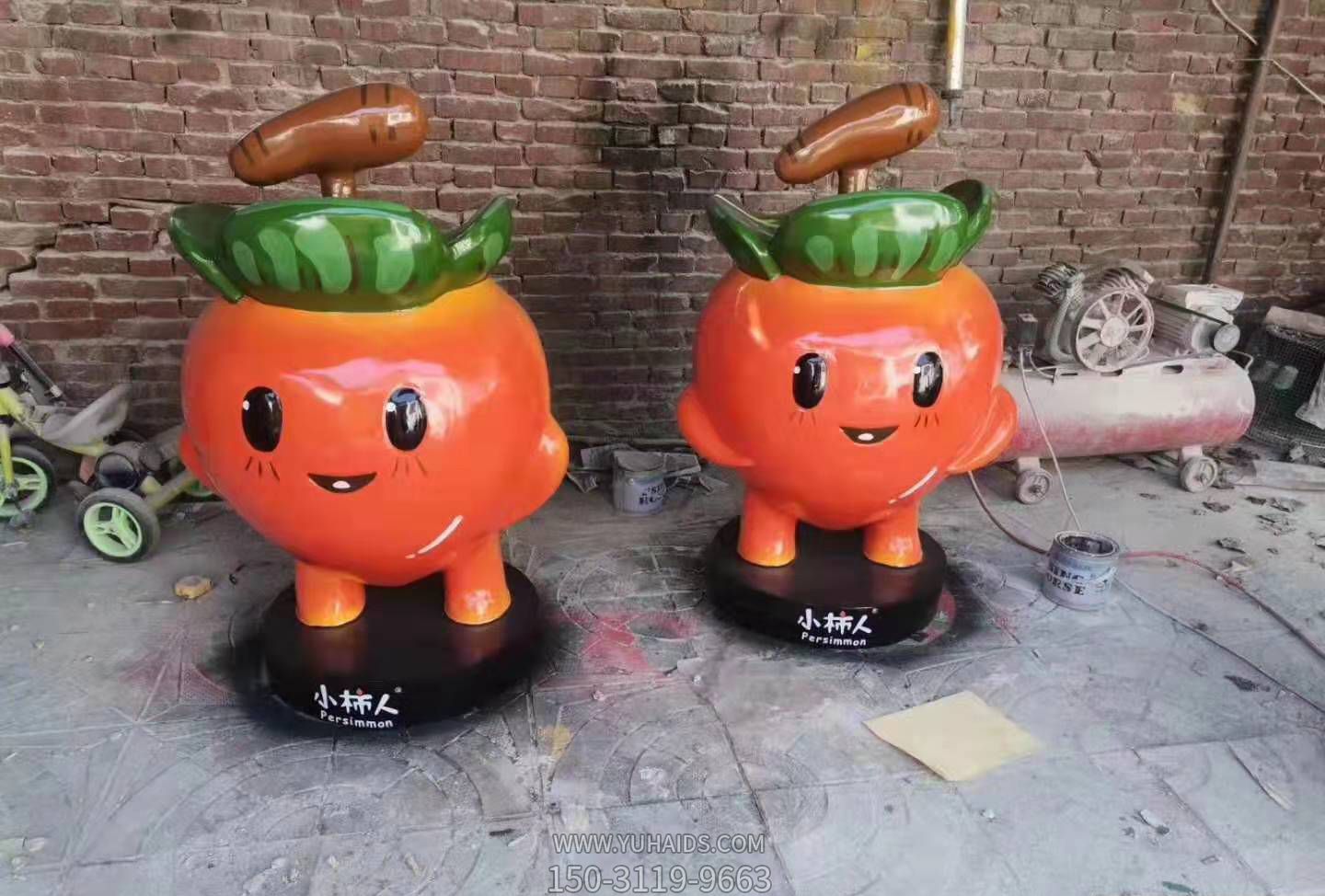 户外幼儿园玻璃钢卡通南瓜雕塑