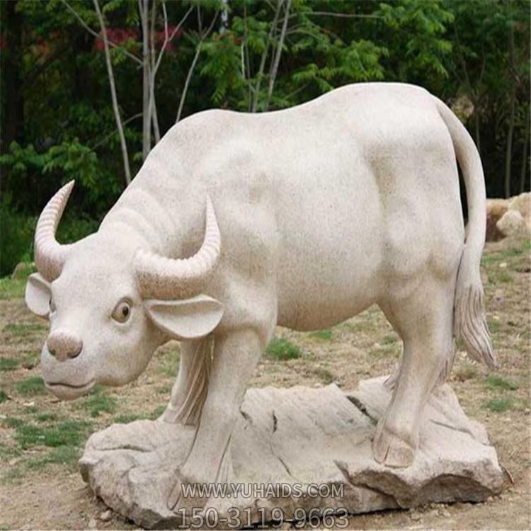 大理石砂岩雕刻  景点公园 田园水牛雕塑