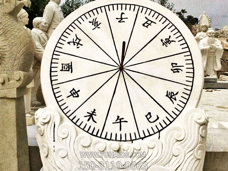 公园创意浮雕石雕古代计时器日晷雕塑