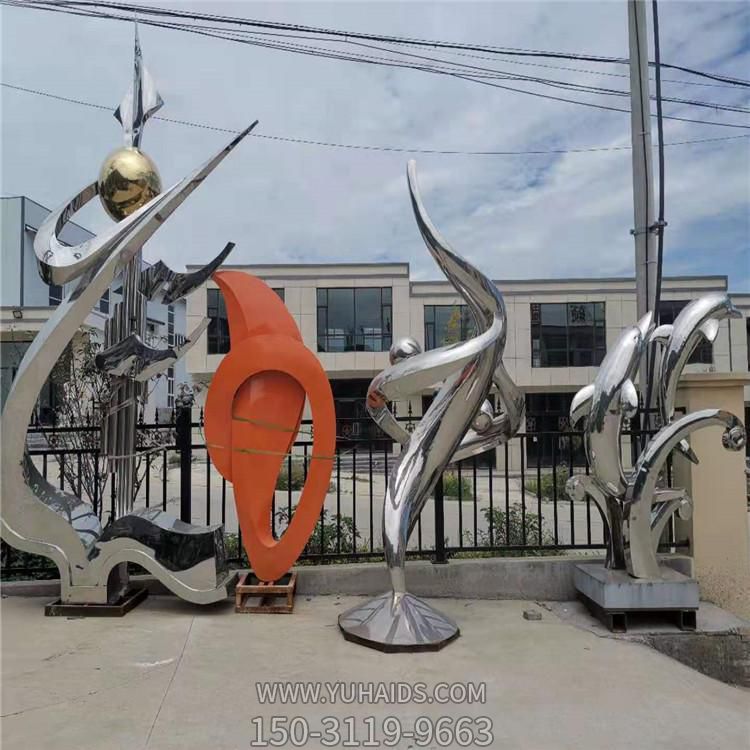 公园广场不锈钢抽象景观摆件雕塑