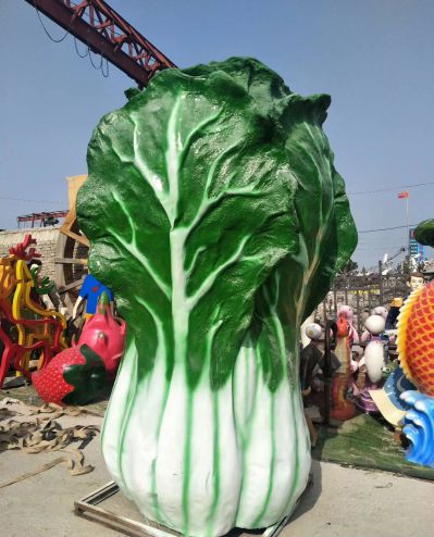 园林玻璃钢树脂仿真白菜雕塑