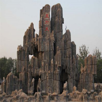 园林装饰塑石假山景观雕塑