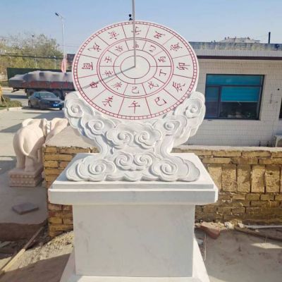 石雕校园文化雕塑摆件古代计时器日晷雕塑