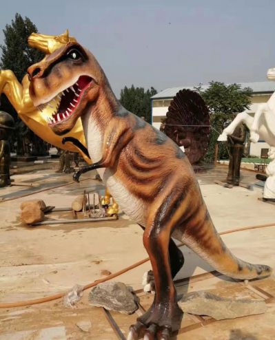户外景区大型仿真侏罗纪公园恐龙雕塑