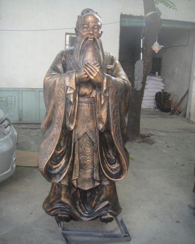 铸铜思想家学院孔子雕塑