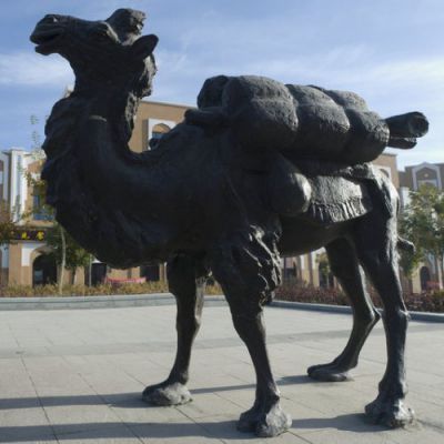 大型铸铜骆驼动物 城市广场摆件雕塑