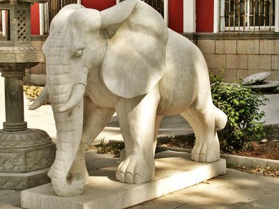 别墅大型景观装饰品大象雕塑