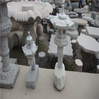 大理石雕刻仿古石灯塔寺院装饰石灯笼