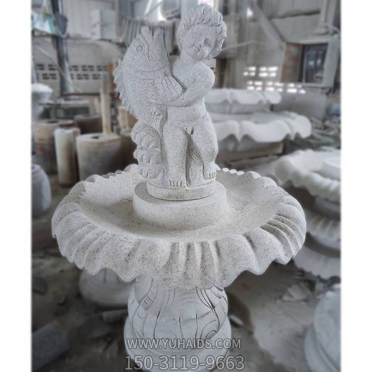大理石石雕欧式人物喷泉雕塑