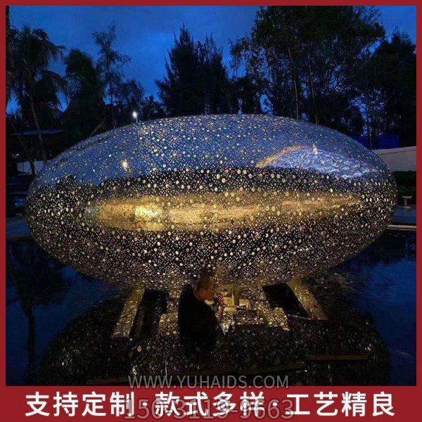 园林不锈钢户外大型景观摆件雕塑