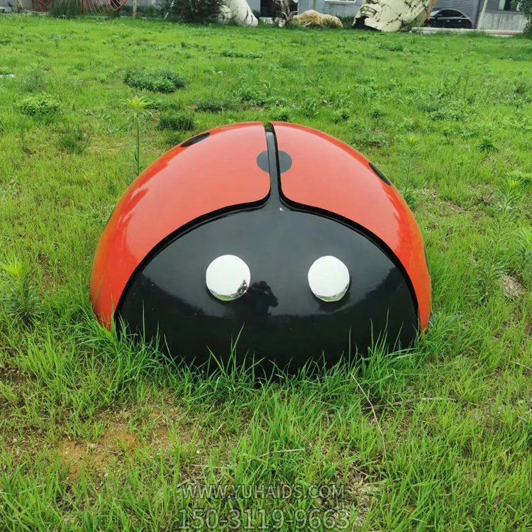 七星瓢虫不锈钢雕塑