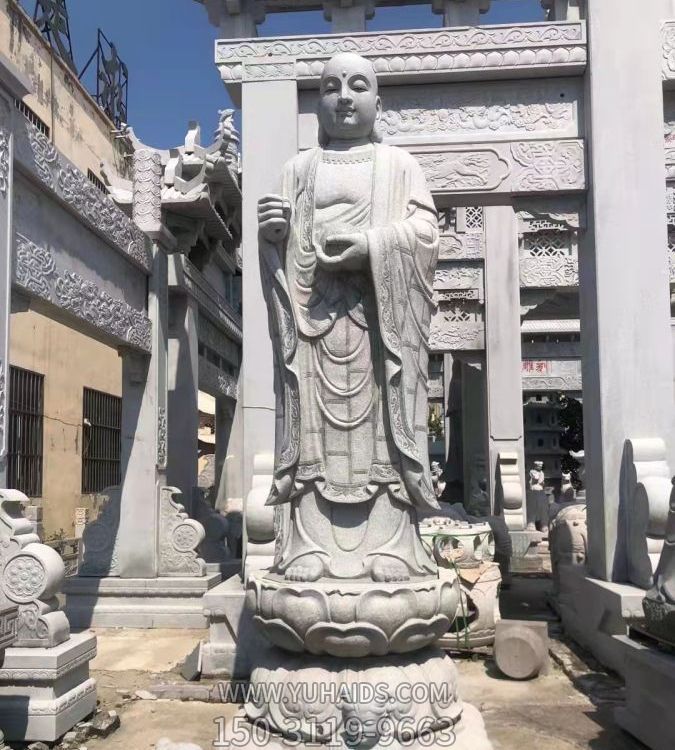 景区寺庙大型大理石石雕地藏王雕塑