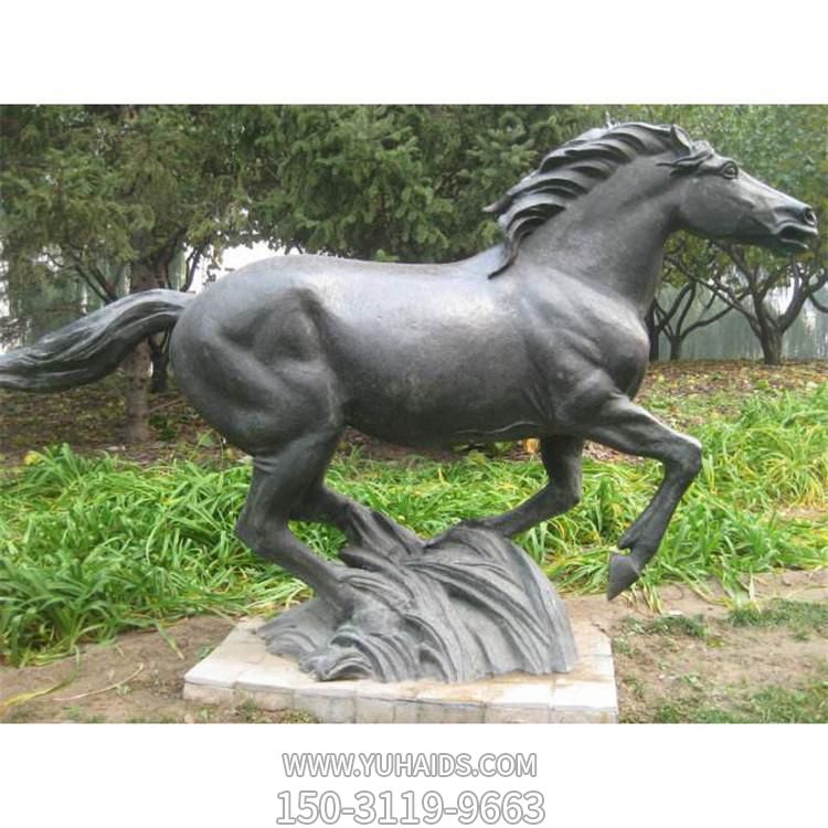 公园铜雕大型仿真动物景观马 雕塑
