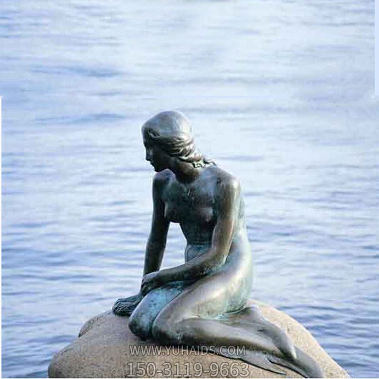 海边铜雕美人鱼景观户外摆件雕塑