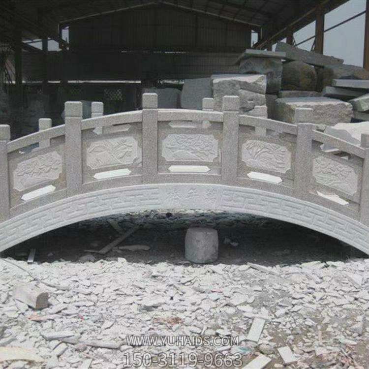 庭院石拱桥摆件护栏景观小桥苏氏园林建筑花岗岩小石桥雕塑