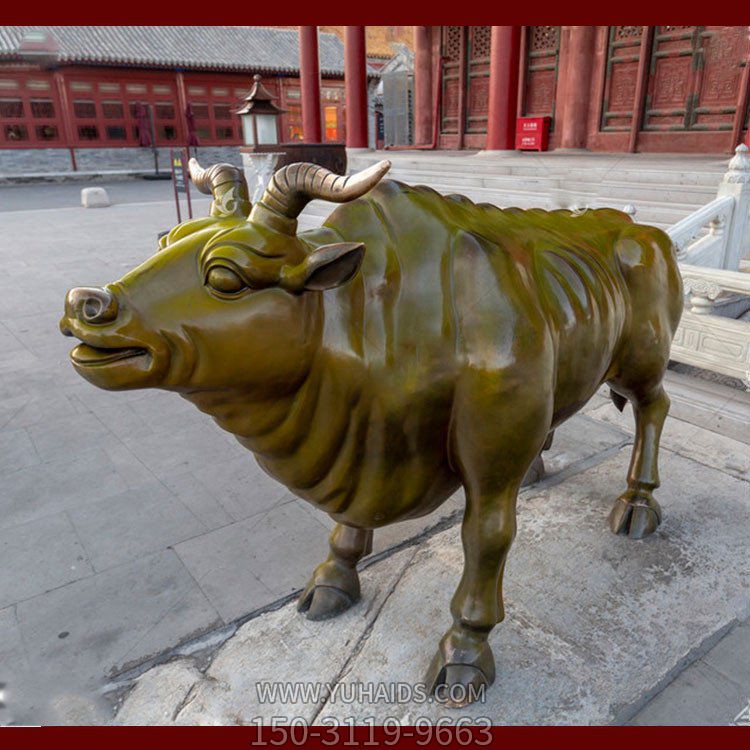 大型铜雕园林广场华尔街牛摆件雕塑