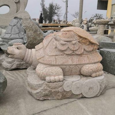 大理石石雕浮雕创意乌龟雕塑