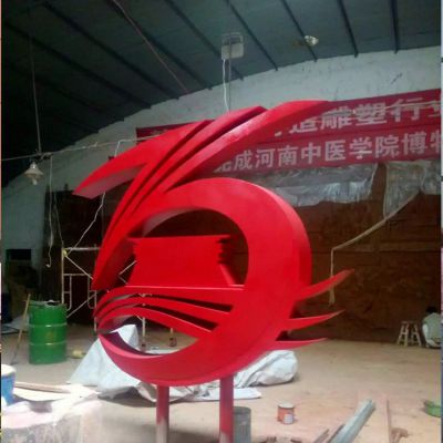 校园广场户外不锈钢景观雕塑