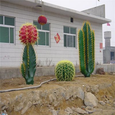 玻璃钢园林景观仙人掌雕塑