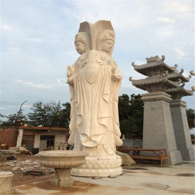 户外园林景观大型佛像菩萨三门观音雕塑