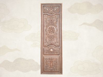 铜浮雕大门装饰