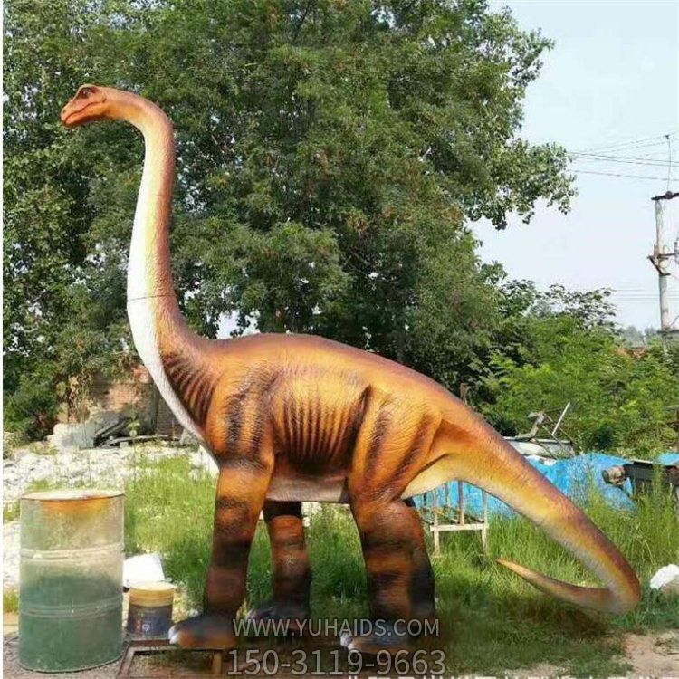 玻璃钢仿真恐龙摆件户外园林大型动物雕塑