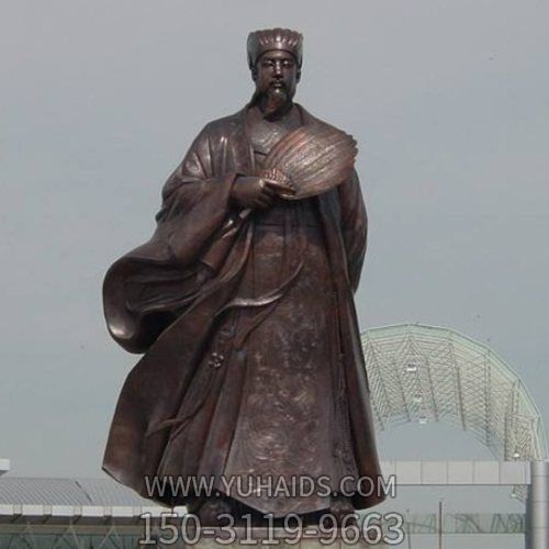 大型广场商业街摆放铸铜人物景观雕塑