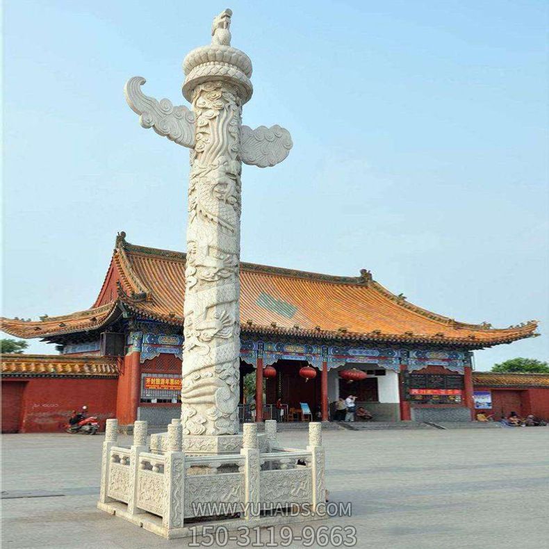 昭陵的石雕龙柱华表石雕雕塑