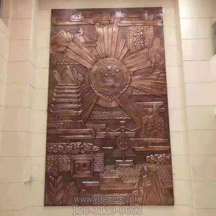 浮雕创意室内大型壁画雕塑