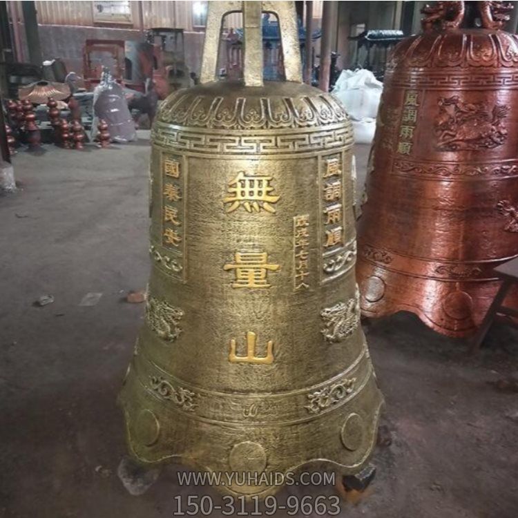 铜雕户外园林寺庙大型铜钟雕塑