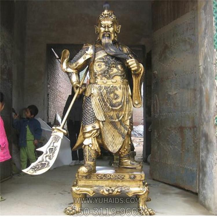 铜雕大型武财神关公雕塑