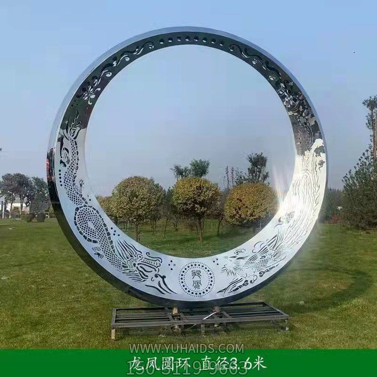 不锈钢园林大型造型户外城市发光景观摆件雕塑