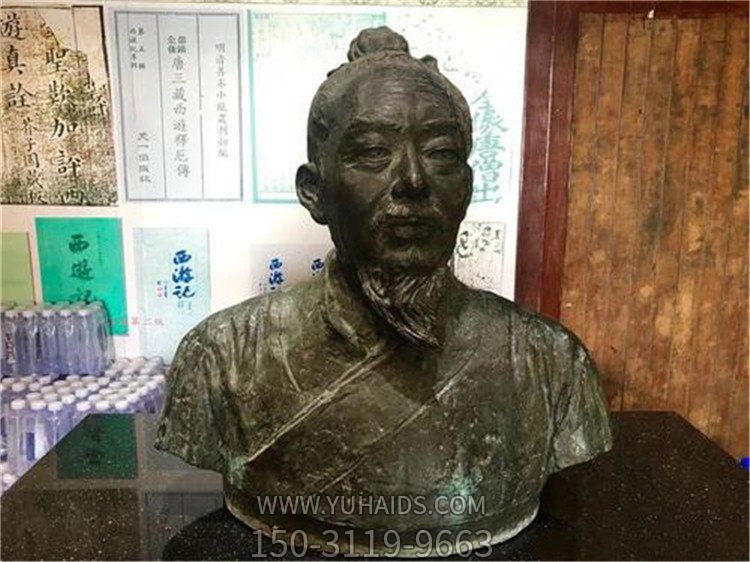 胸像古代人物景观摆件户外园林雕塑