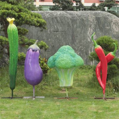 园林户外草坪玻璃钢仿真蔬菜雕塑摆件