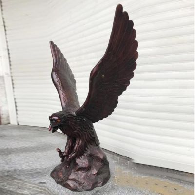 工厂企业铜雕老鹰雕塑