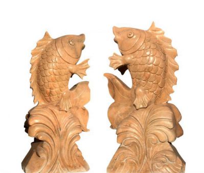 大型室内摆放的玻璃钢喷漆喷水雕塑